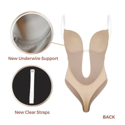 2023  Plunge Backless Body Shaper Bra